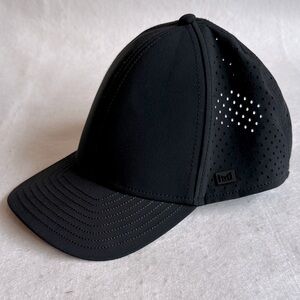 Melin A-GAME Hydro Performance Snapback Hat in Black, baseball style cap